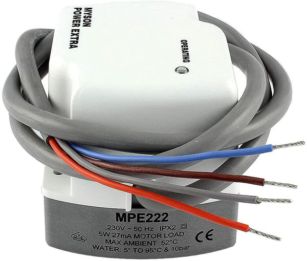 Myson MPE222 Replacement 4 wire ACT222 Spare Actuator ONLY 421101 for MPE 222, MPE2 3/4", MSV222 22mm 2 Port Power Extra Motorised Zone Valve